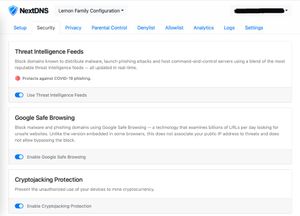 NextDNS offers several layers of security, many of which are very advanced and mitigate serious risks.